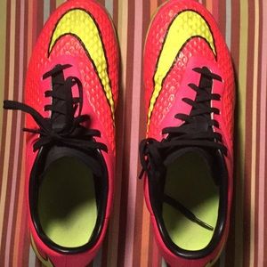 Pink Indoor Nike cleats